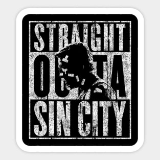 straight sin Sticker